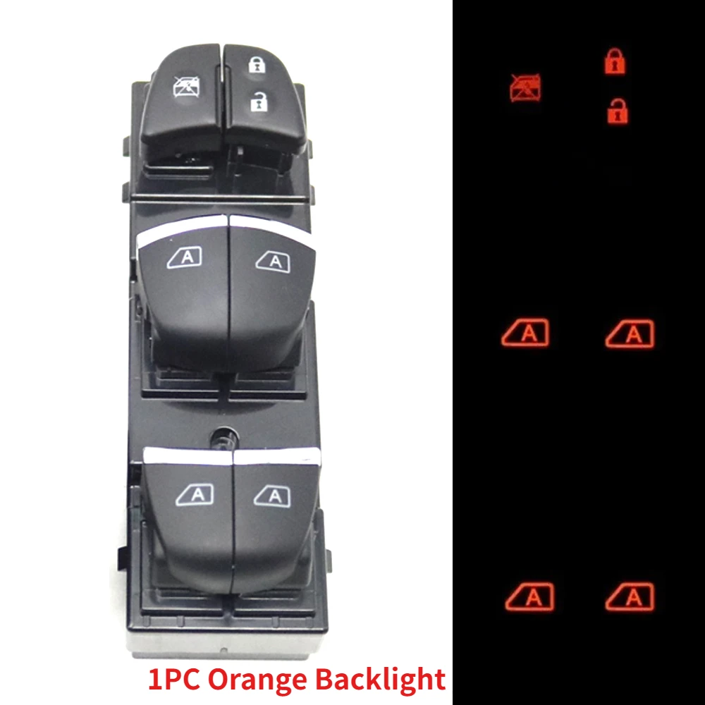 

LHD Power LED Кнопка управления стеклоподъемником Основный переключатель для Nissan Qashqai X-Trail Sentra Altima Sylphy для Infiniti JF15