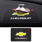 ПВХ термостойкий силиконовый коврик, 1 шт., Противоскользящий коврик для приборной панели автомобиля для Chevrolet Spark Silverado Trailblazer Bolt Equinox Tahoe