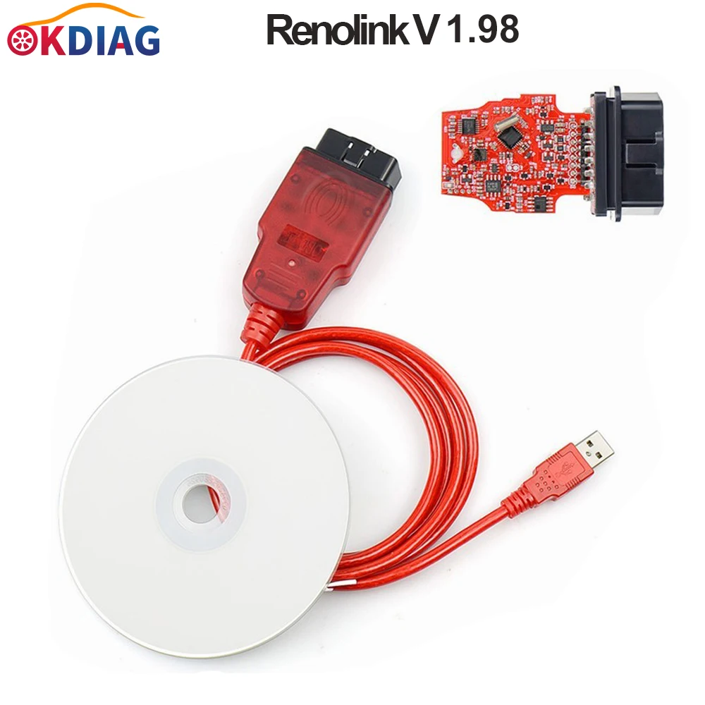 

Renolink V1.98 for Renault ECU Programmer ECU Key UCH matching dashboard coding eeprom and flash Free shipping