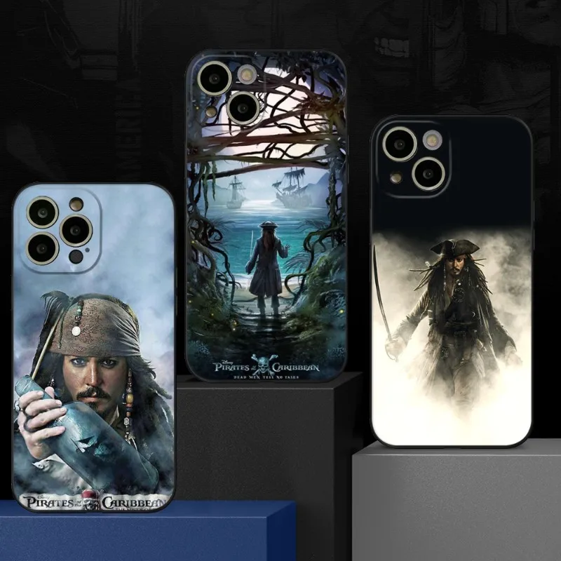 

Ceiling in Pirates Jack sparrow Phone Case FOR IPhone 14 13 11 12 Pro 8 7 Plus X 13 Pro MAX XR XS MINI Black Covers