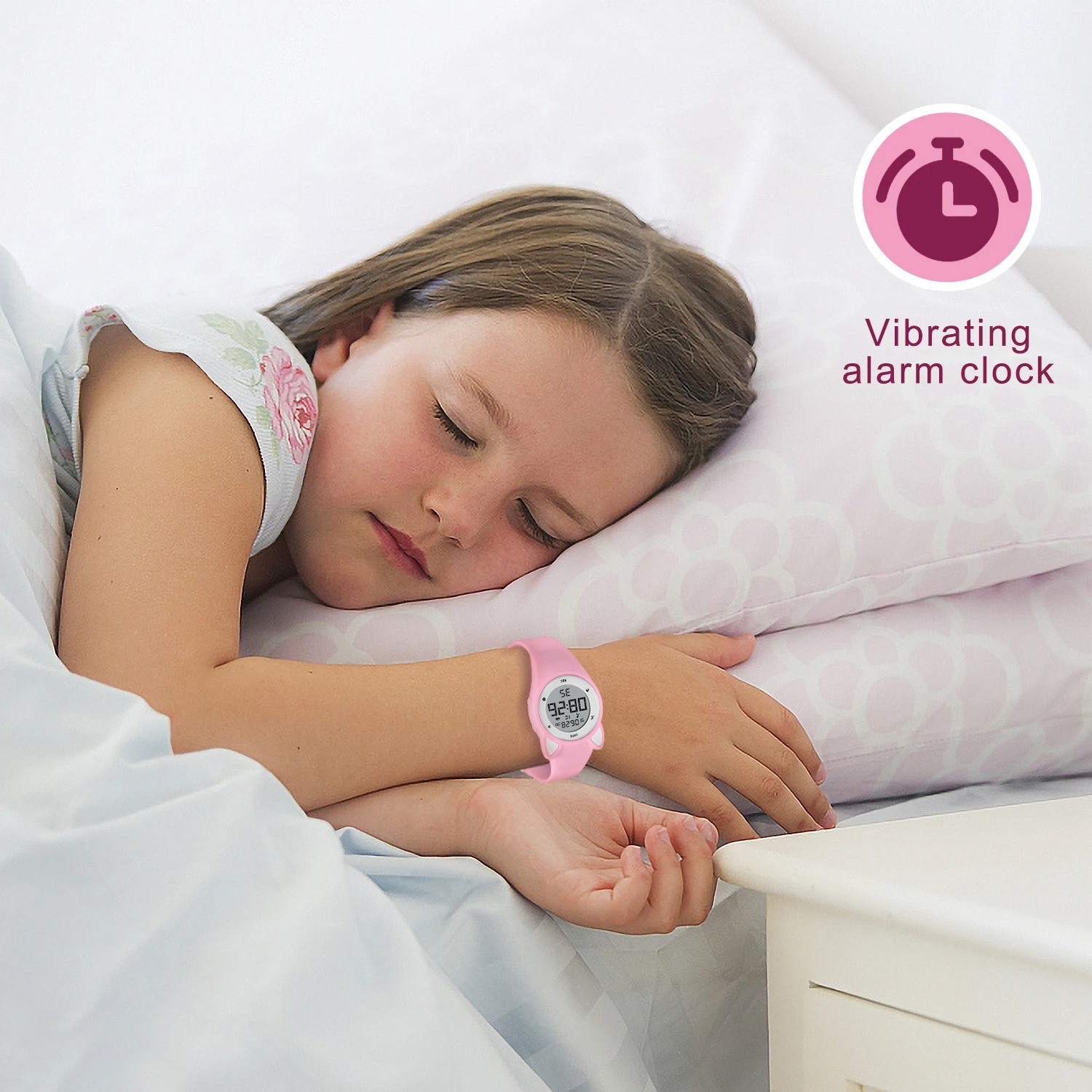 Детские часы с фитнес-трекером LAVAREDO цифровой дисплей силиконовый ремешок пряжка