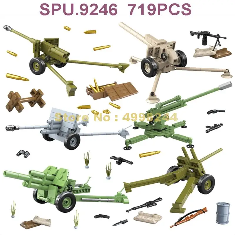 100078 719 шт. военная артиллерия Ww2 Советская Союза армия D-44 Антенк пистолет пушка 6