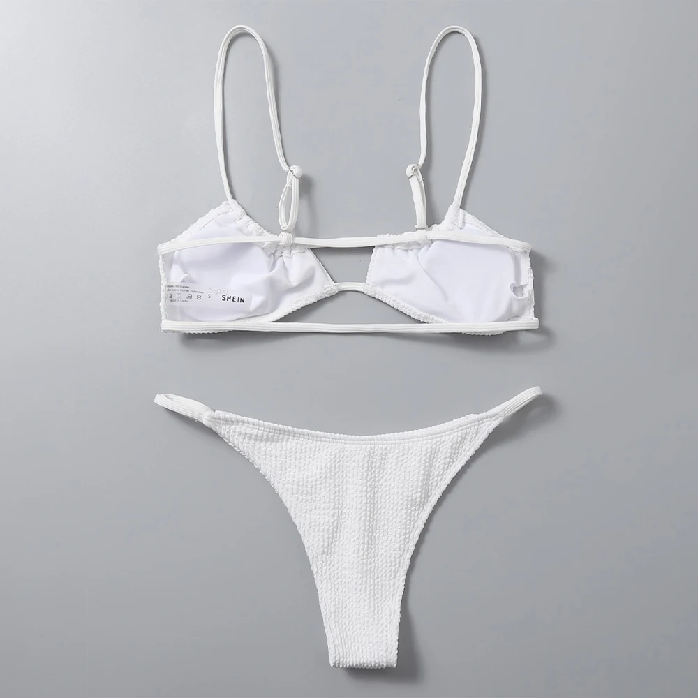 Женский купальник-бикини с открытой спиной