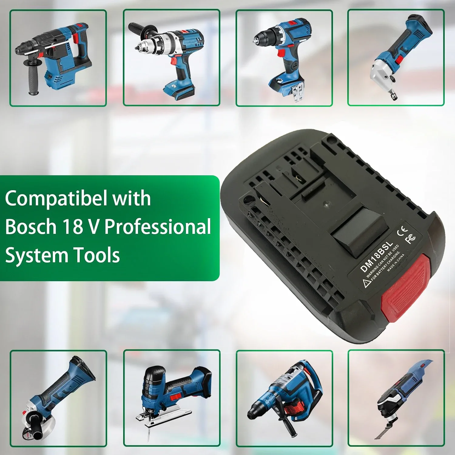 Адаптер-переходник для аккумулятора Milwakee 18 В литий-ионного Dewalt 20 преобразователь