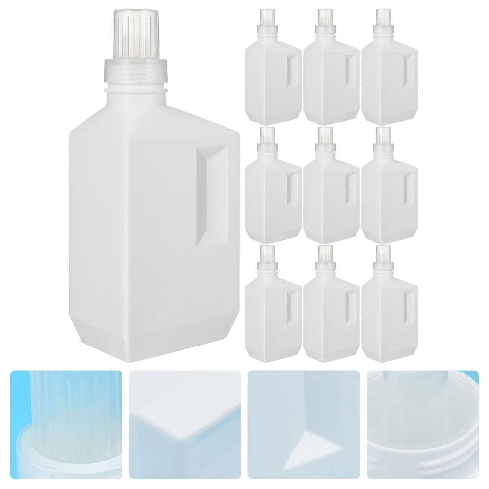 

5pcs Lotion Sub Bottles Laundry Sub Bottles Refillable Detergent Bottles Sub Containers