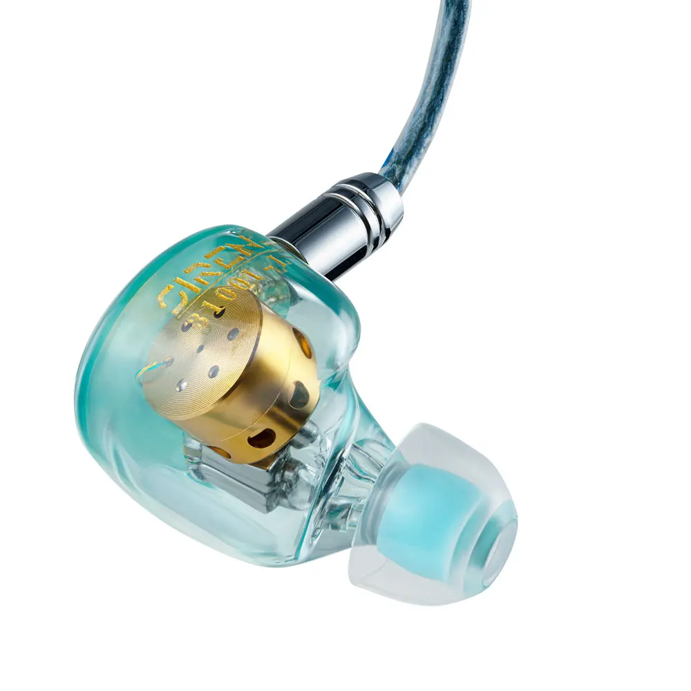 Фото Наушники-вкладыши OpenAudio SIREN с гибридными драйверами (1DD+2BA), Hi-Fi, с кабелем и разъемами 3.5 мм и 4.4 мм, подарочный комплект №3