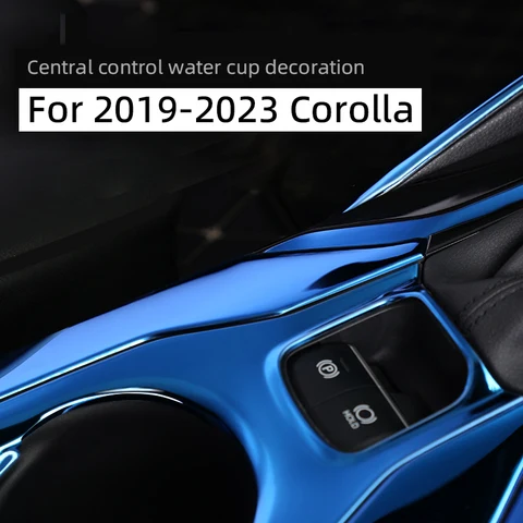 Аксессуары для Toyota Corolla Cross 2023 2019 2020 2021 2022, внутренняя панель переключения передач из нержавеющей стали, держатель для чашки с водой, отделка