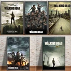 Постер классического фильма Ходячие мертвецы, картина маслом, холст, живопись, художественный постер и печать для гостиной, декоративные настенные картины