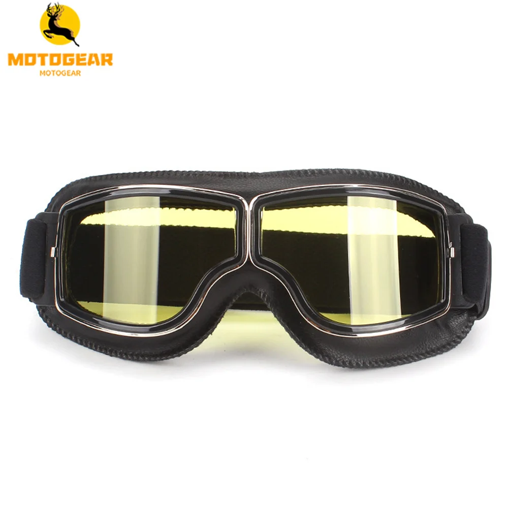 

Cafe Racer Motorcycle Goggles Vintage Moto Biker Chopper Motorcycle Glasses Retro Eye-wear
