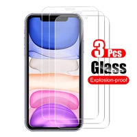 3pcs tempered glass for iphone 13 12 11 pro xs max mini xr screen protector for iphone 6 s 7 8 plus se 2022 protective glass