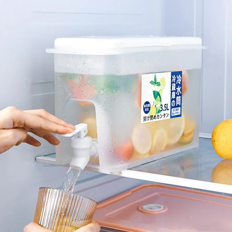 3500 мл утолщенный холодильник кувшин для холодной воды пластиковый кофейник с