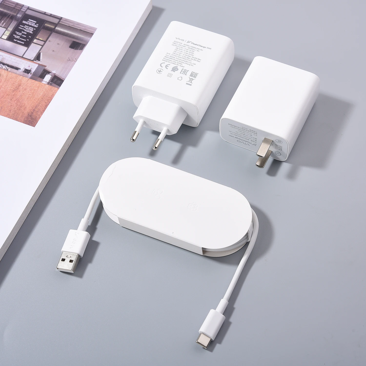 

USB Type-C кабель для Vivo X90/X80/X70/S9/S10/S12/S16 Pro/S5 Ultra/Y32/Y33s, 66 Вт