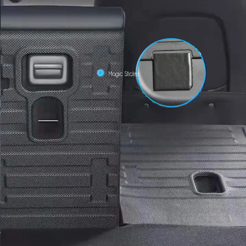 Продажа Защитный коврик для заднего сиденья Tesla Model Y 2022 2021 2020, противоударный коврик из ТПЭ, чехол для сиденья и коврики для багажника, коврик для баг...