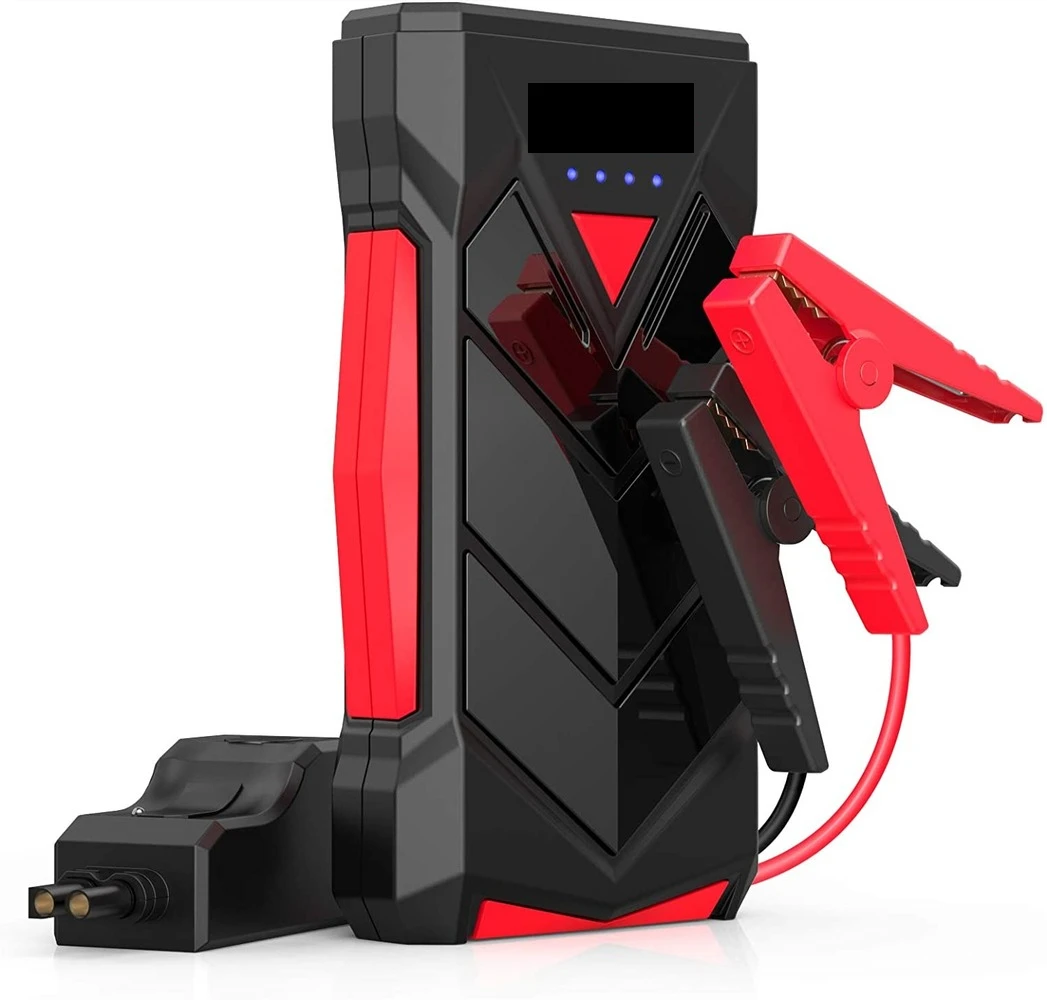 

1000A Peak 12V Car Battery Jump Starter Power Pack with USB Quick Charge Battery Booster with Built-in LED Light