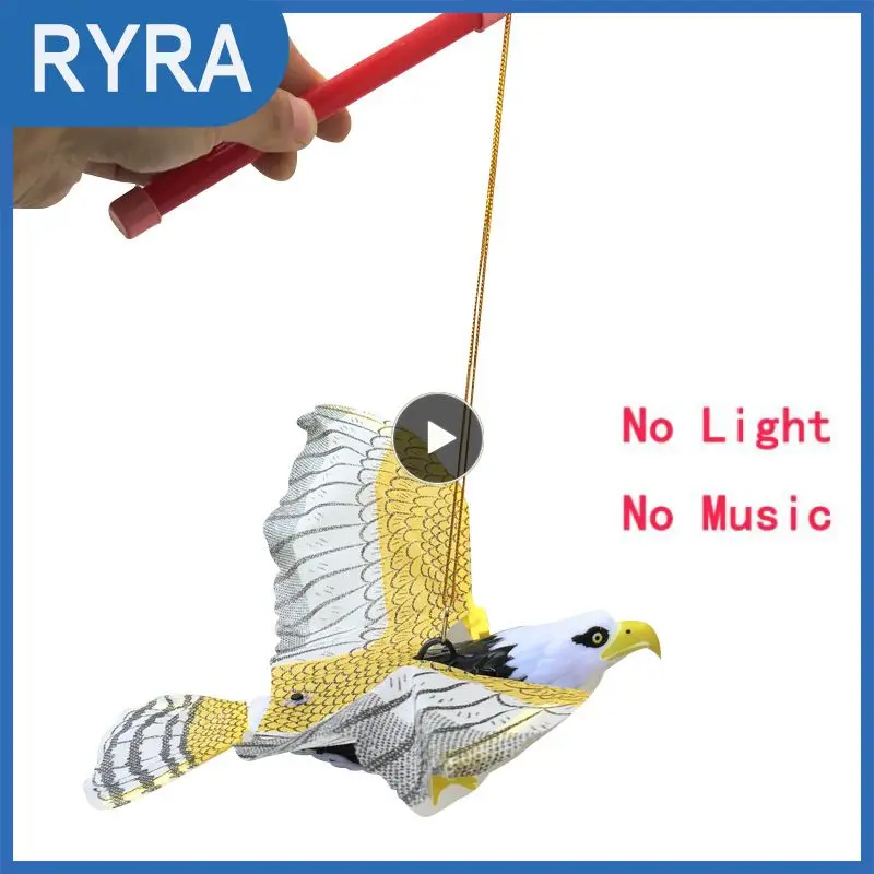 

New Simulation Bird Interactive Cat Toys New Creative Bird Repellent Hanging Eagle Flying Bird Scarer Garden Yard Decoration