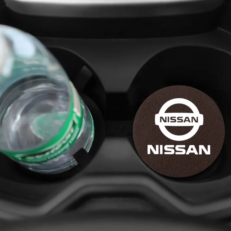 2 шт. Нескользящие подставки под стаканы с логотипом автомобиля коврик для защиты