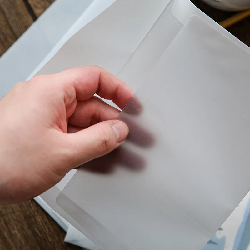 Рисунок 3 - Полупрозрачные конверты из серной кислоты