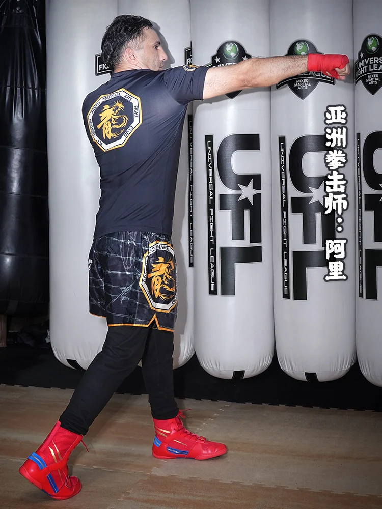 Новая обувь для борьбы мужские легкие боксерские туфли Молодежная сетчатая