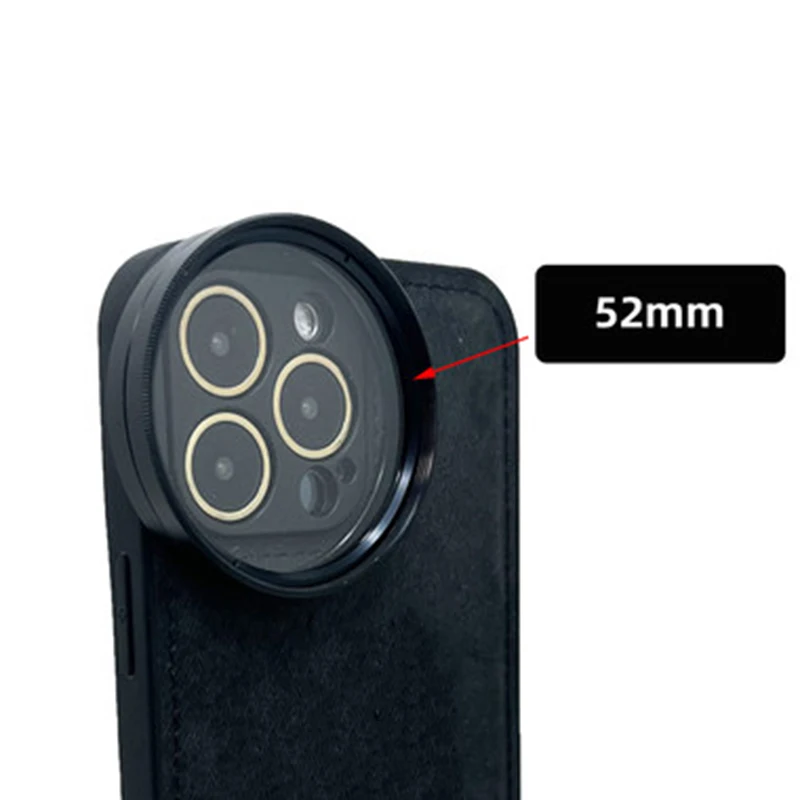 Najtaniej Etui Na Telefon Z 52mm Interfejsem Adapter Pierścienia Filtra Dla ZOMEI Kase CPL VU Gwiazda Filtr Dla Iphone 11 12 13 Pro Max Huawei Telefon