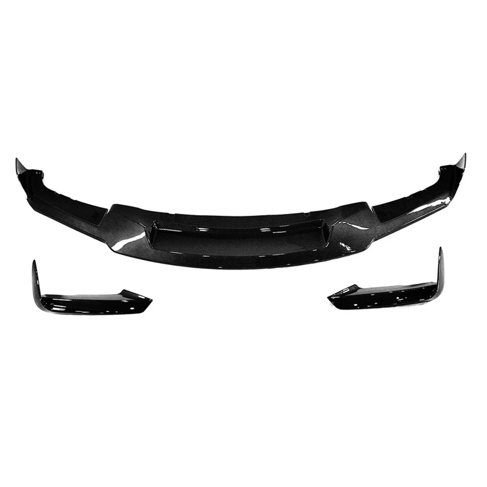 

3 серии F30 F35 MAD передняя губа глянцевый черный углеродный вид F30 передний сплиттер для