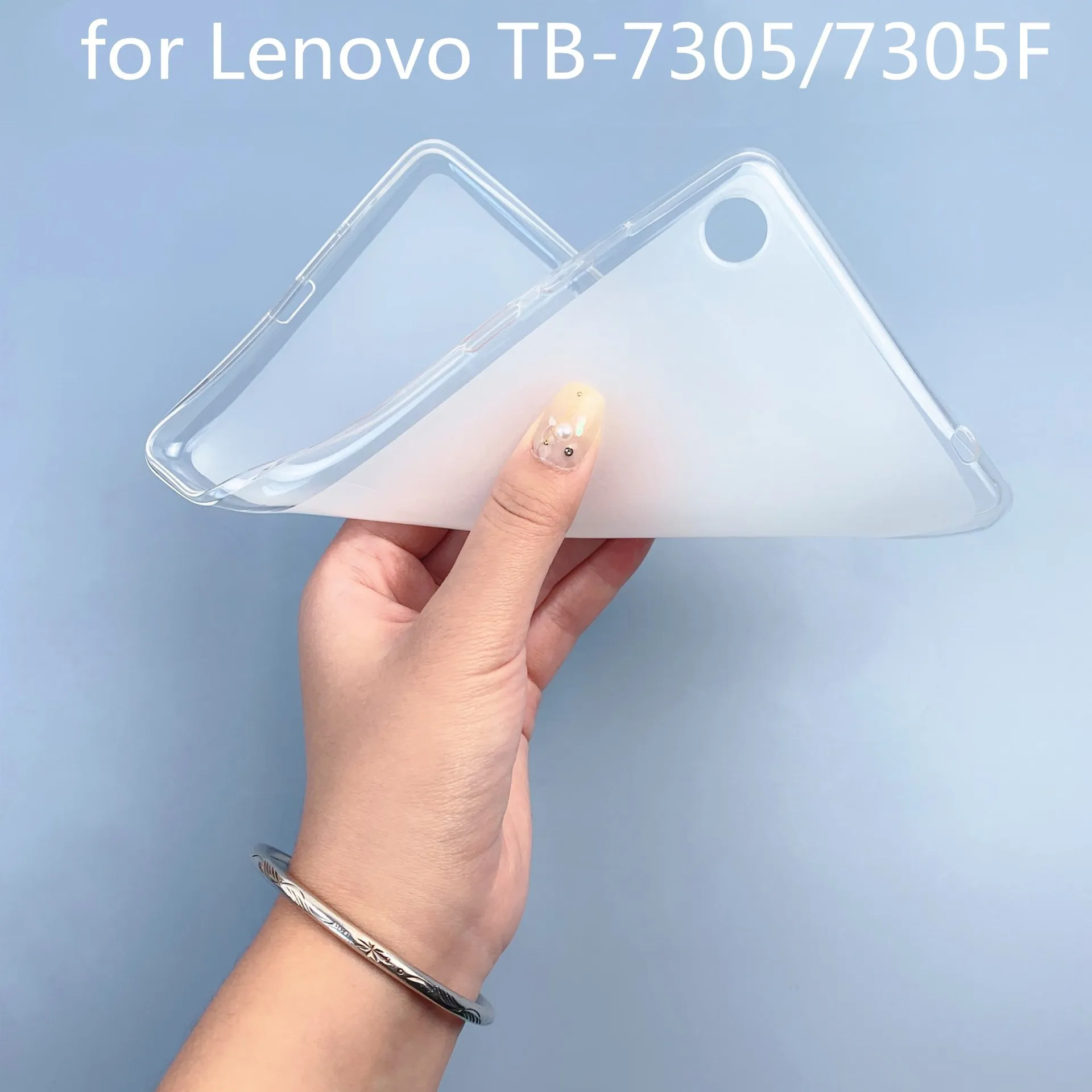 Чехол для Lenovo Tab M7 чехол Model TB-7305 прозрачный мягкий из ТПУ планшета противоударный