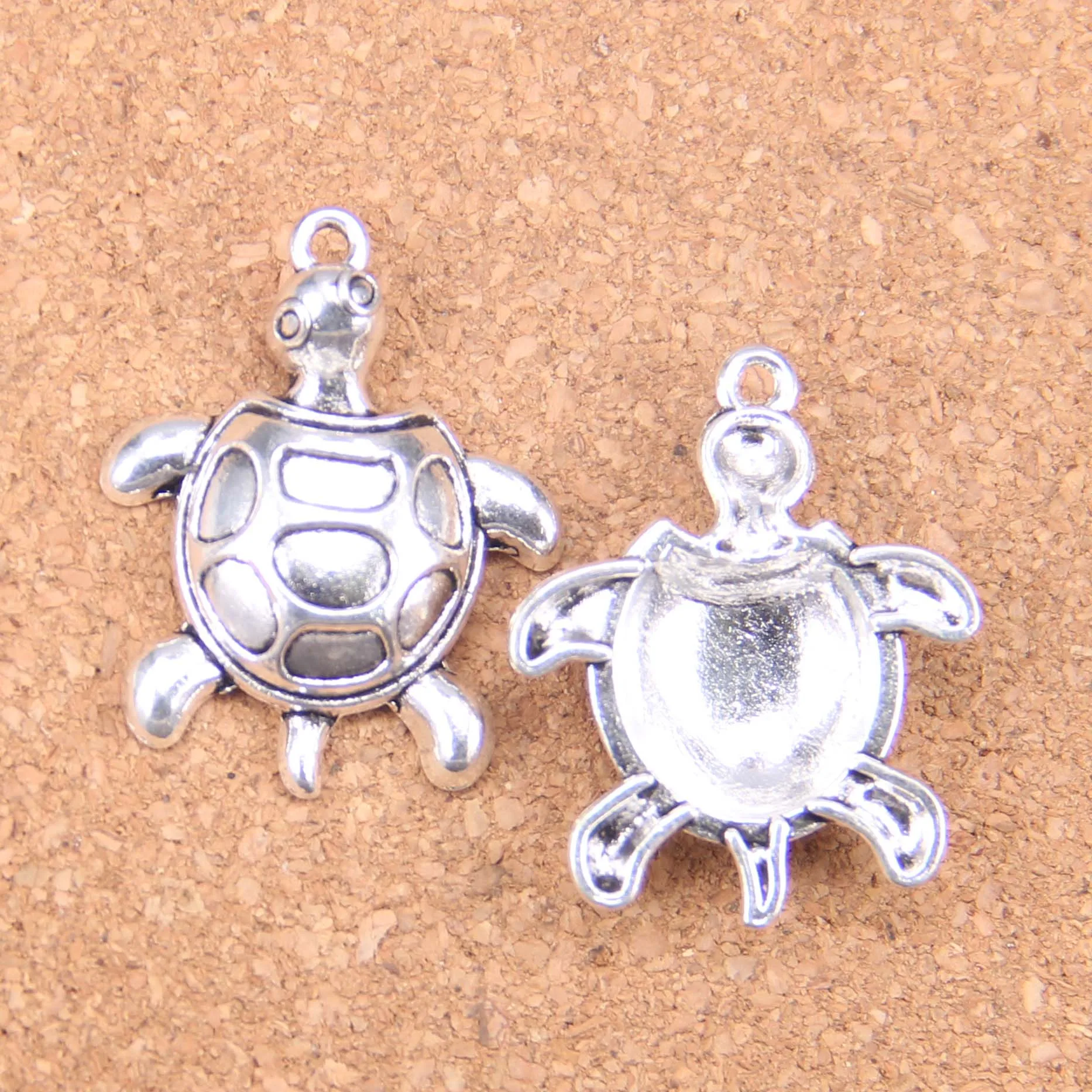

20pcs Charms tortoise turtle sea 34x26mm Antique Pendants,Vintage Tibetan Silver Jewelry,DIY for bracelet necklace
