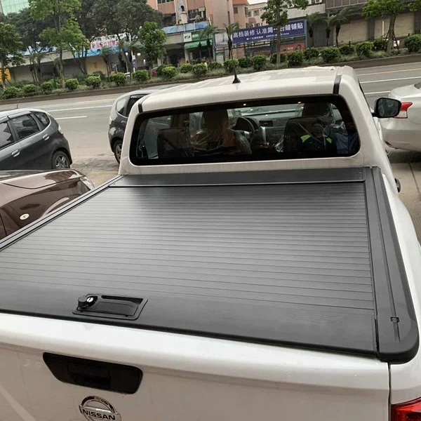 

pickup truck bed retractable tonneau cover for Navara 2015