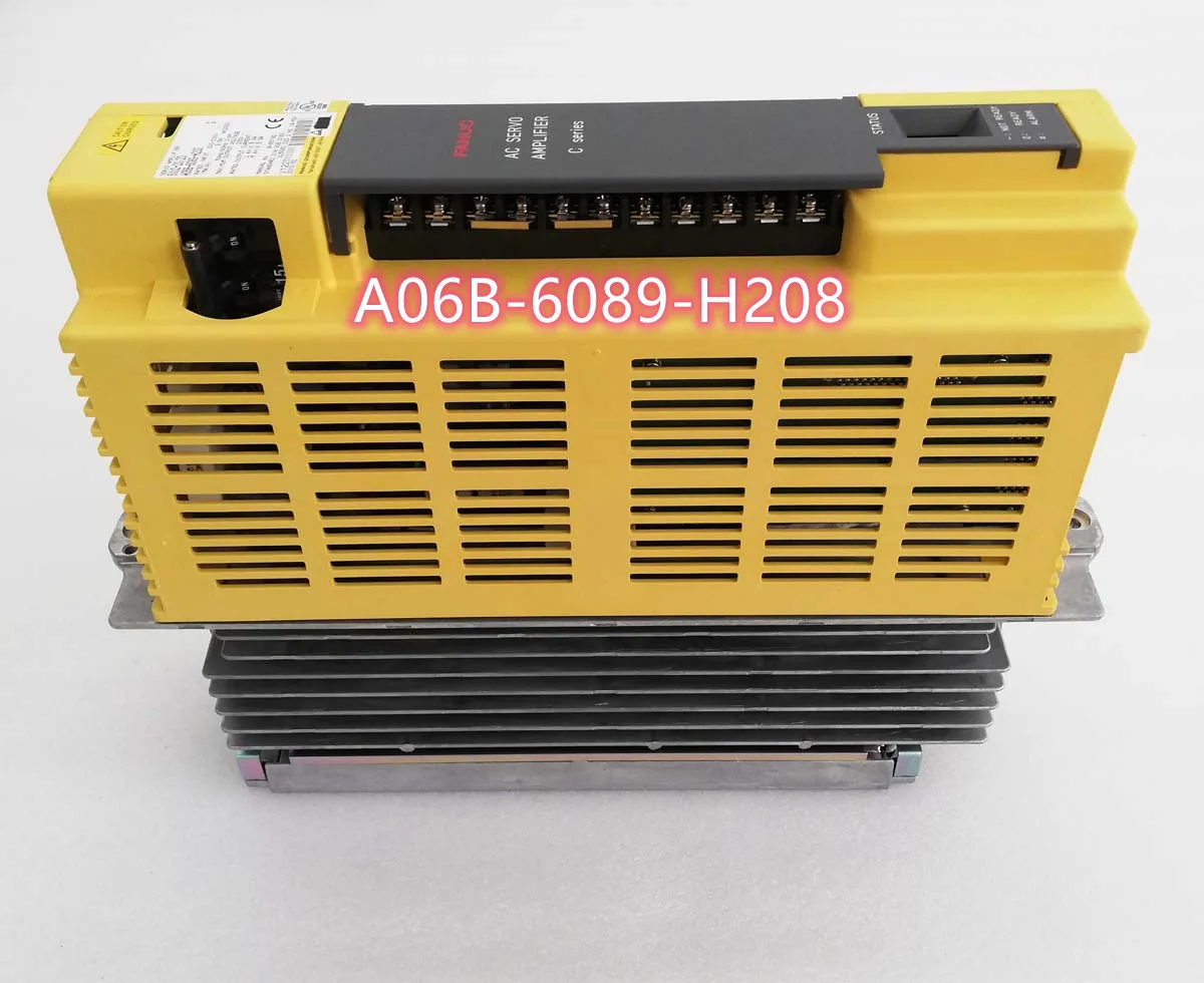 

Used A06B-6089-H208 Fanuc Servo Drive for CNC System ,Used Amplifier Module