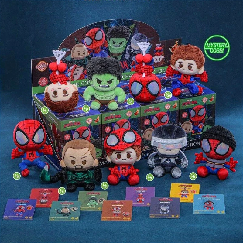 Фото Коллекционная фигурка HotToys Spider-Man Brand New Day COSBI Bobble-Head в закрытой упаковке, сувенир по фильму, загадочный брелок-игрушка, подарочный набор-сюрприз №1