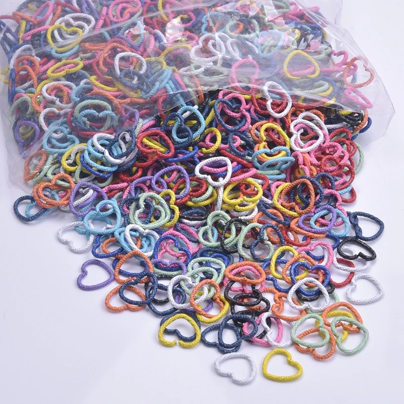 

20pcs/lot Mix Colorful Heart Alloy Drop Oil Pendant Accessories Jewelry Making Bracelet Necklace Earrings DIY Handmade Material