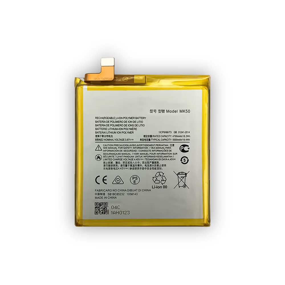 100 original new 5500mah mk50 battery for motorola moto one 5g ace mobile phone battery free global shipping