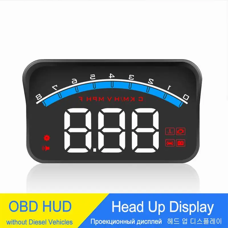 

Проектор на лобовое стекло автомобильный, 3,5 дюйма, OBD2