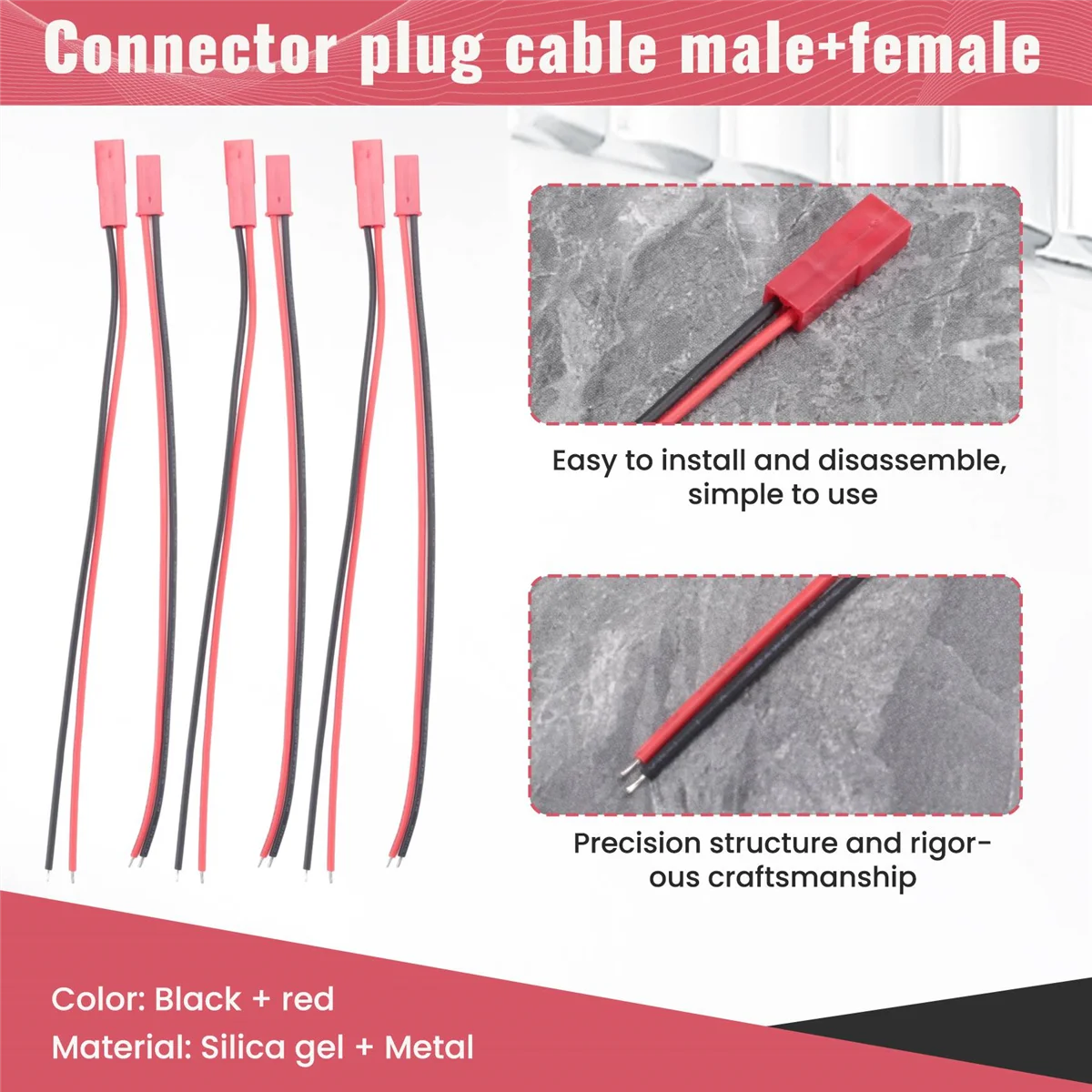 10 пар 150 мм разъем JST кабельная линия папа + гнездо для RC BEC Lipo батареи