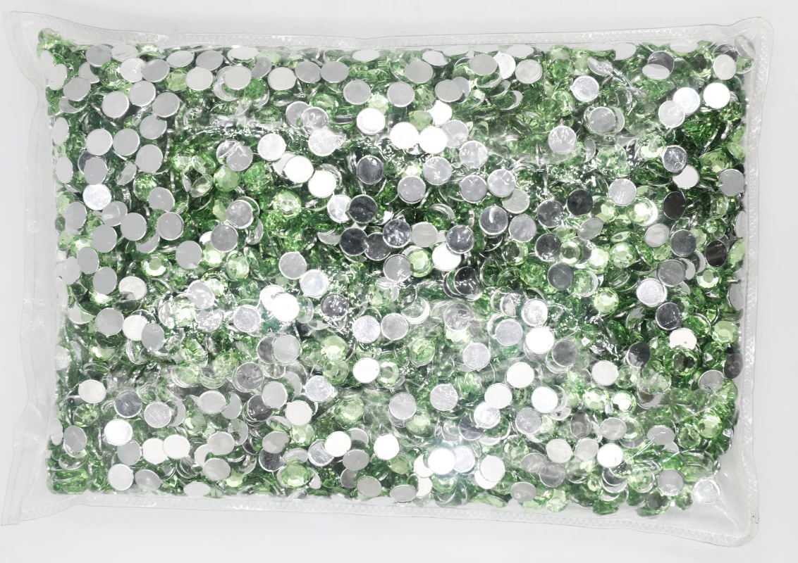 

Цветные акриловые бусины Peridot 1,5 ~ 12 мм с плоской задней поверхностью, 3D акриловые бусины для дизайна ногтей/украшения одежды