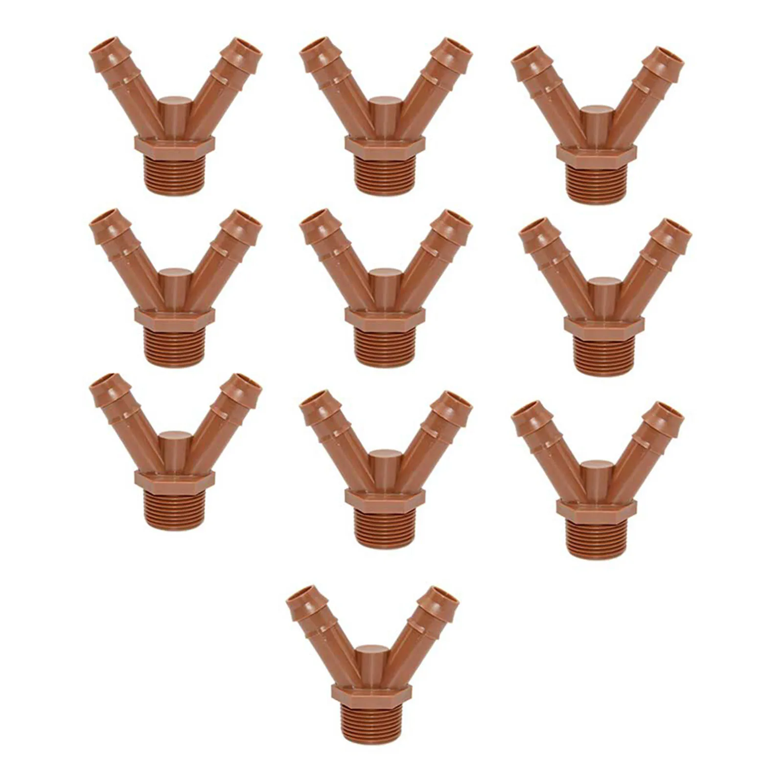 

Drip Tubing Joints Tee Connectors For Raised Garden Beds Garden Drip Irrigation System Tee Connectors Y-type Bypass