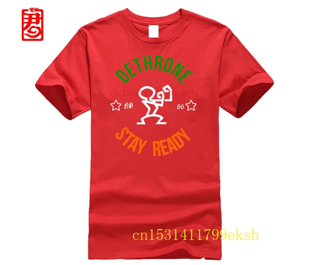 HOT deals Dethrone Conor Mcgregor Dublin Walk Out 2024 Short Male T-Shirt Summer Printed T Shirt Mens Fashion Cotton