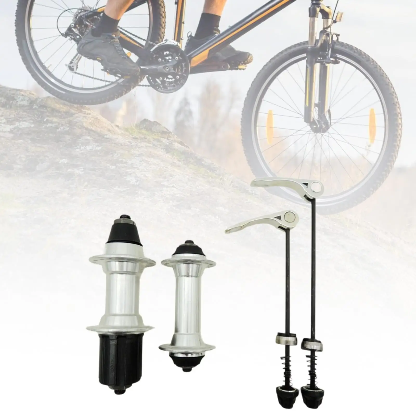 Быстроразъемные втулки Набор велосипедных ступиц Простая установка Наружный