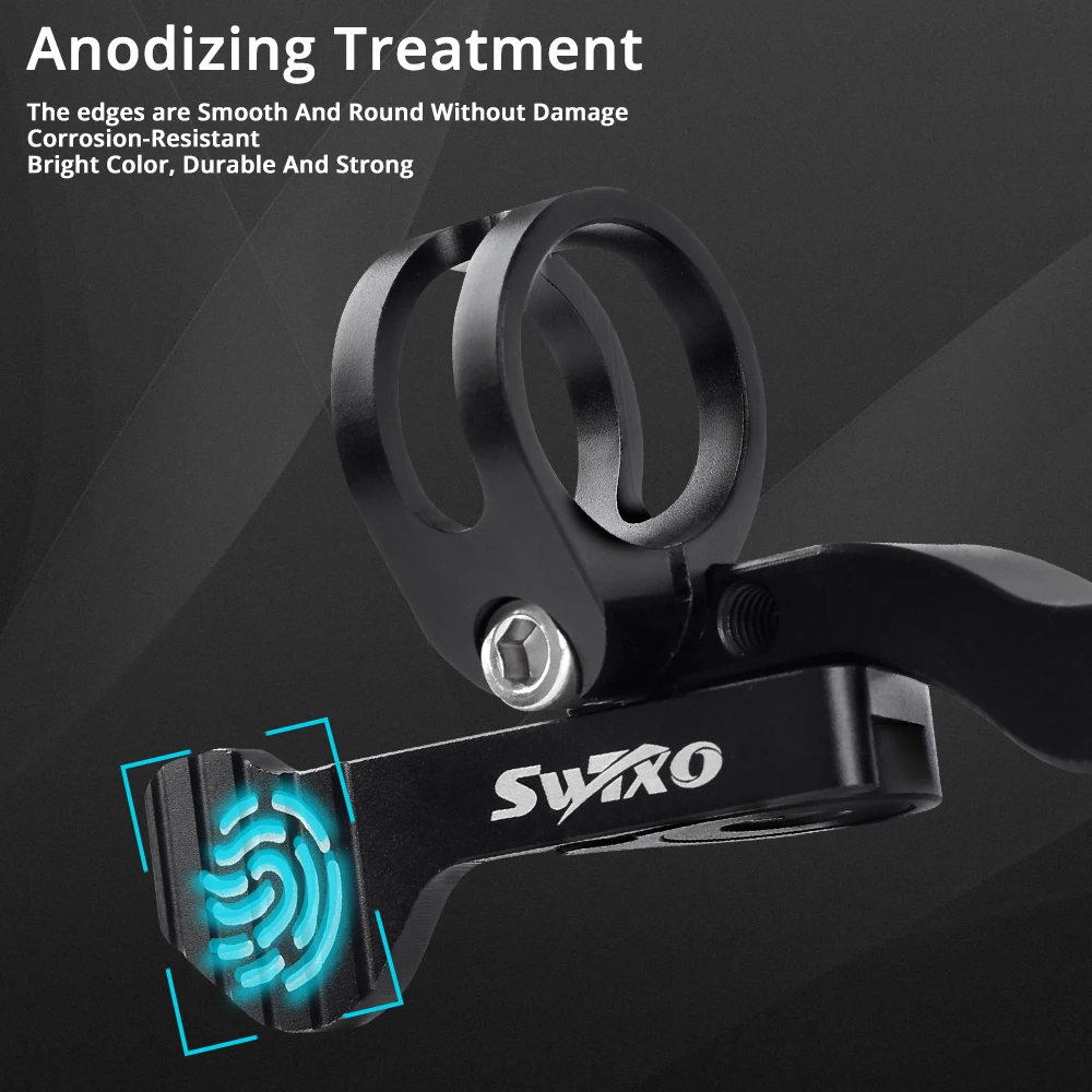 SWTXO MTB Seatpost Dropper Lever Adjustable Bicycle Remote Lever Shifter for Mountain Bike 22.2mm Clamp Ring Handlebar