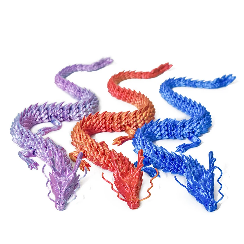 Хрустальная игрушка-дракон 30/45 см