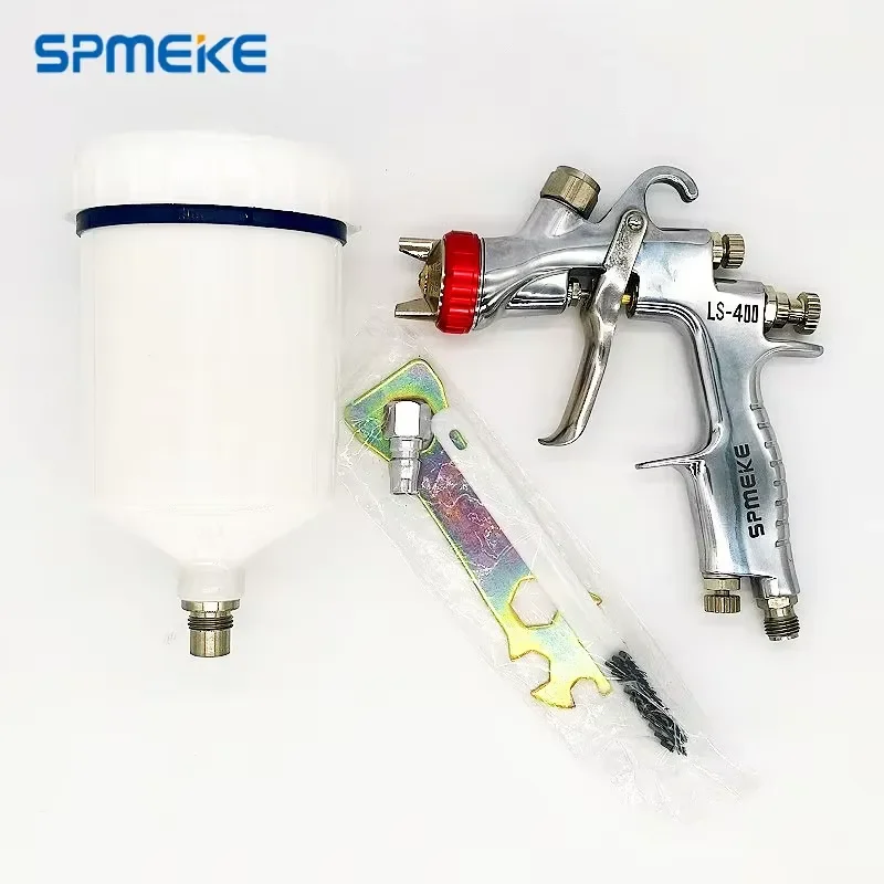 Фото Сопло-распылитель SPMEKE 1.2/1.3/1.4 для профессионального ручного краскопульта LS400 с верхней подачей, экономия краски №3