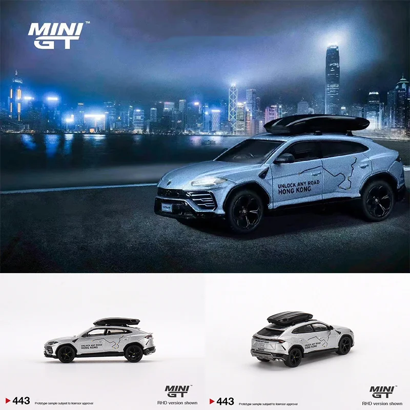 

MINI GT 1:64 Silver SUV Urus Hong Kong Exclusive Alloy Diorama Car Model Collection Miniature Carros Toys 443 In Stock