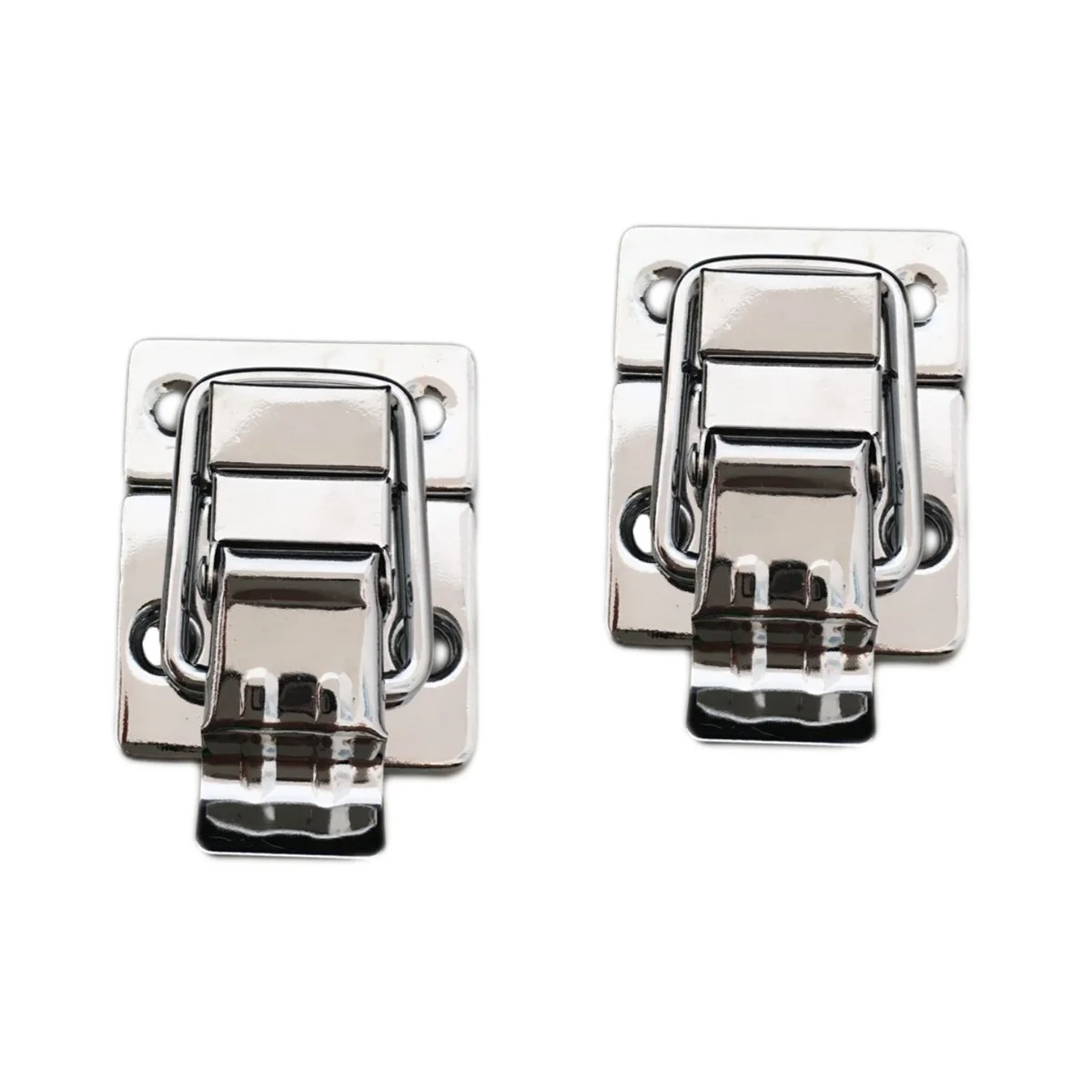 

2x Hasps and Locks Case Latches Tool Box Latches Closet Door Lock Door Padlock Loaded Latches