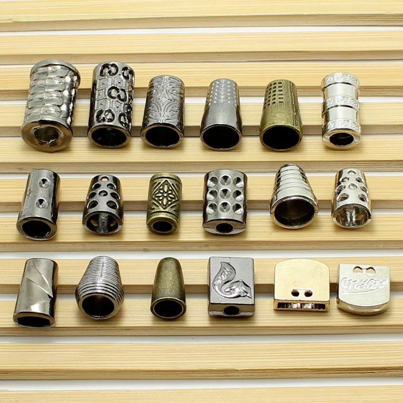 

5pcs Metal Cord End Bag Shoes Fittings Coat Rope Stoppers Slip Stop Buckle Tightness Adjustment of Stop Button