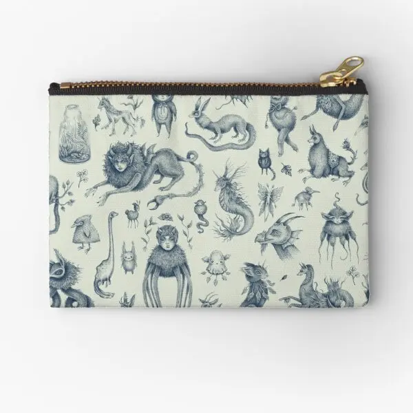 

Beings And Creatures Zipper Pouches Packaging Coin Pure Women Storage Underwear Socks Money Wallet Men Bag Key Cosmetic Small