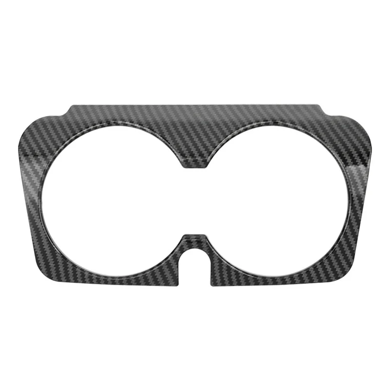 

ABS для Mercedes Benz C E GLC Class W205 W213 X253 Автомобильная текстура из углеродного волокна, панель переключения передач, держатель чашки для воды, рамка, накладка