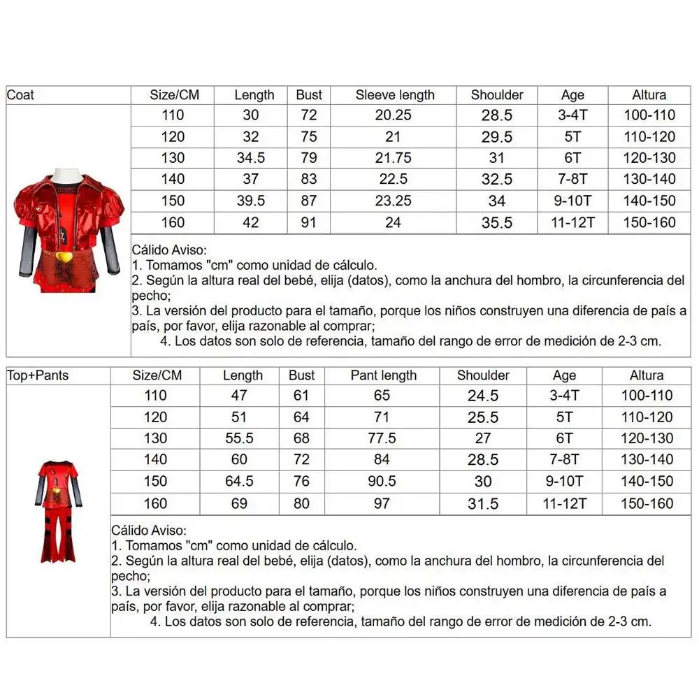 Наследники 4 костюм для косплея комплект The Rise of Red Movie Girl комбинезон платье брюки