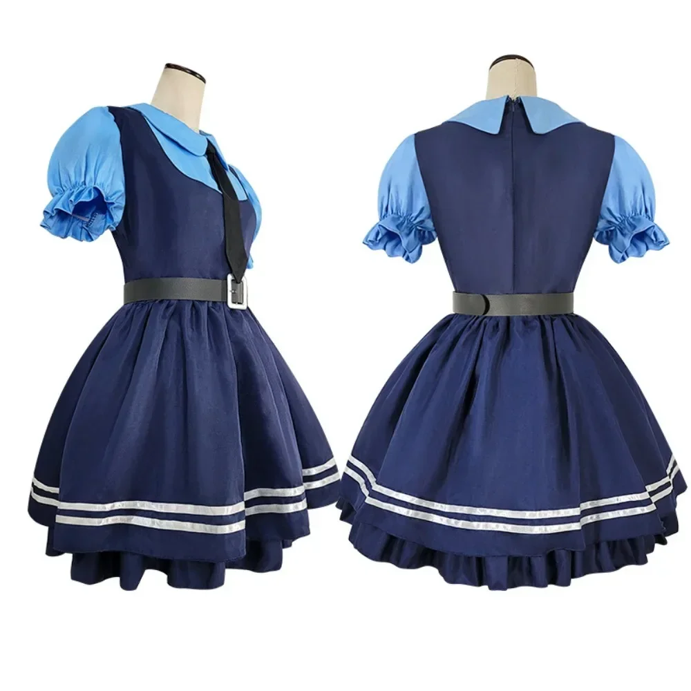 Костюм для косплея Джуди зоотрополис из фильма женское платье пояс галстук