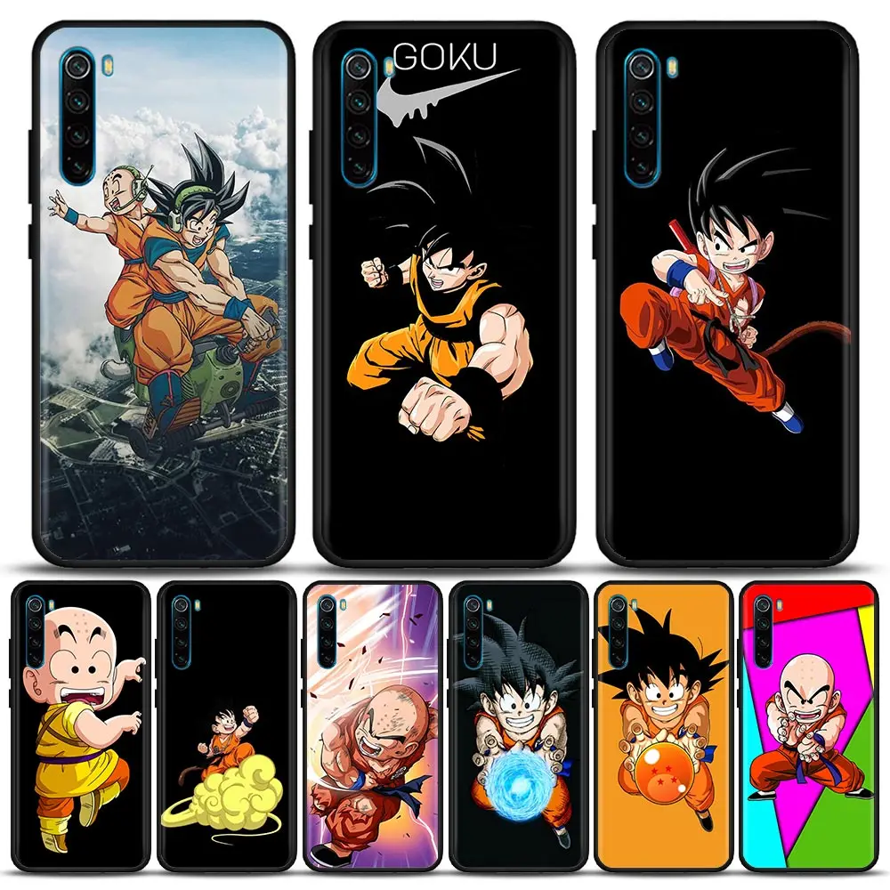 

Dragon Ball Krillin Son Goku Phone Case for Redmi 6 6A 7 7A 8 8A 9 9A 9C 9T 10 10C K40 K40S K50 Pro Plus Soft Silicone Case