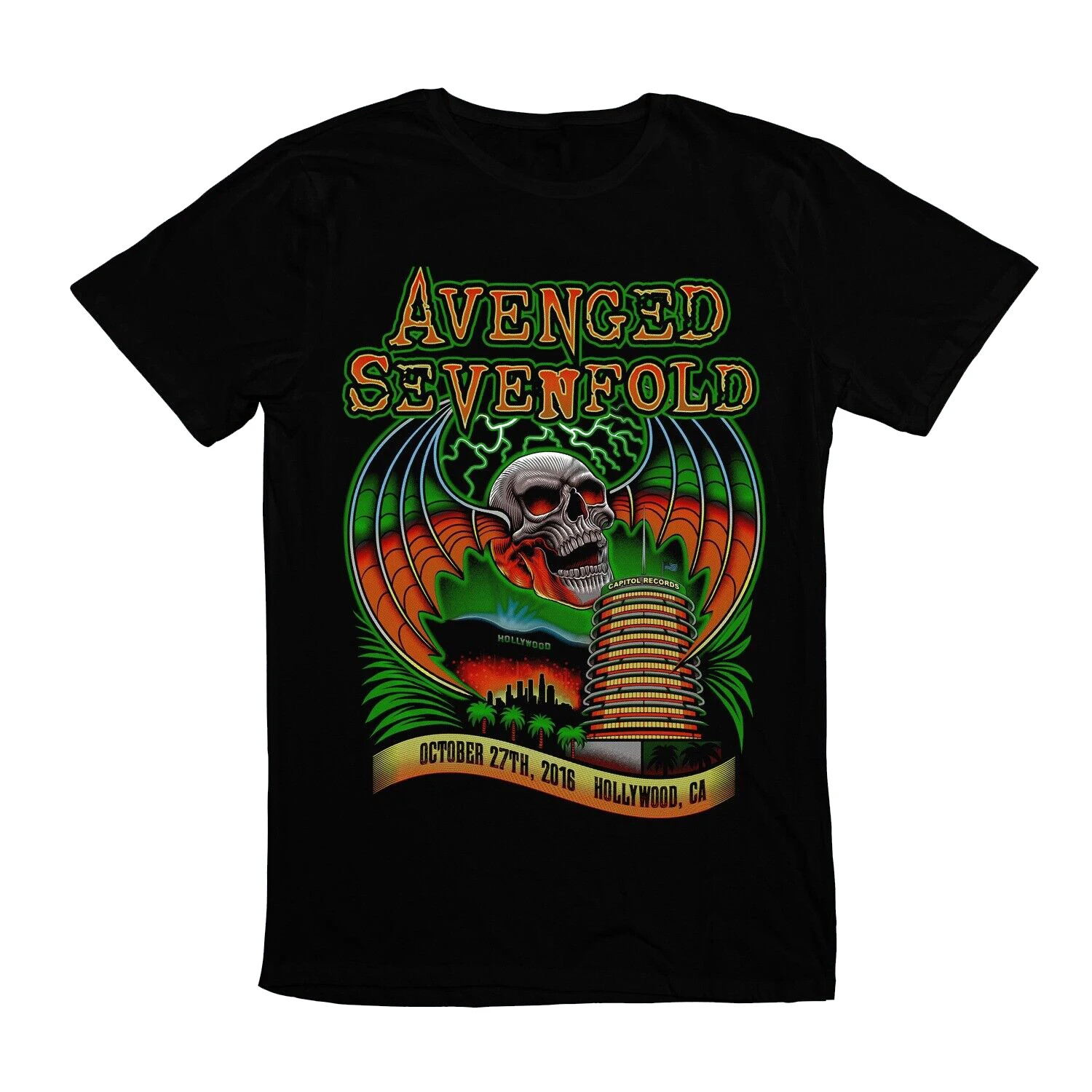 Футболка Avenged Sevenfold из американского тяжелого металла с музыкальной группой Hard Rock