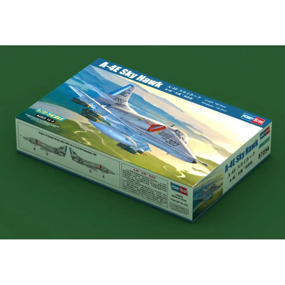 HobbyBoss 87254 1/72 A-4E Sky Hawk — набор масштабной модели